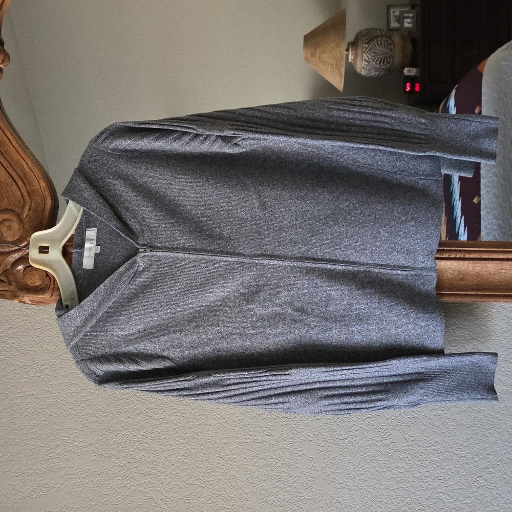 Verve Ami Hooded Zippered Sweater Jacket NEW